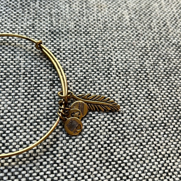 ✨ Alex and Ani Bracelet in Gold with Feather Charm! ✨ - Picture 10 of 13